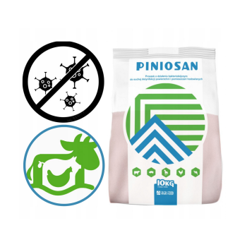 Piniosan proszek bakteriobójczy do suchej dezynfekcji wirusy larwy 10kg